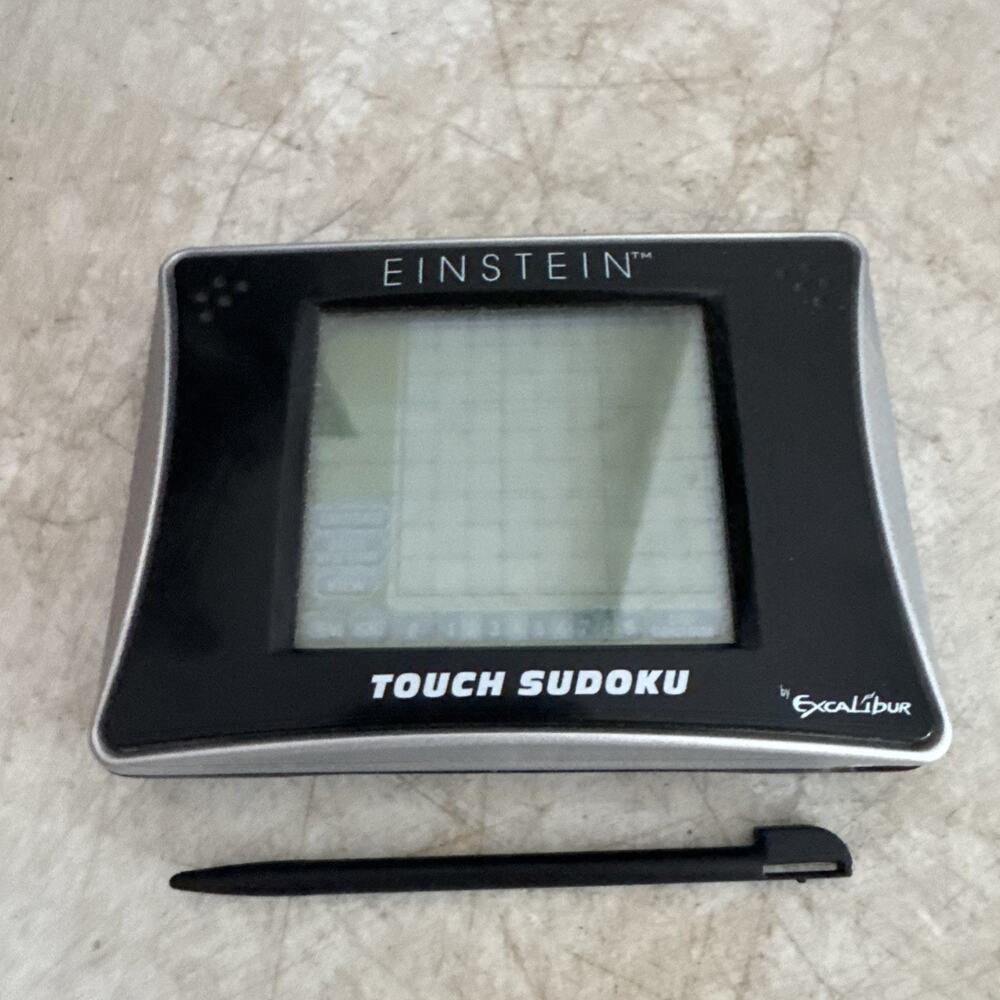 Einstein Brain Games Touch Sudoku Electronic Handheld Game 2010 Excalibur E15329